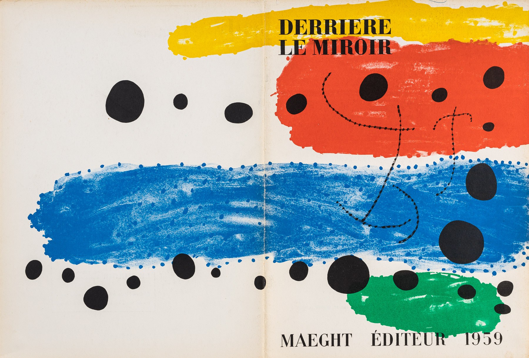 Joan Miró, Cover des Albums Derierre Le Miroir, Maeght Editeur, 1959