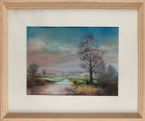 Nad Baryczą - ranek, 1988, Czesław Furmanek
