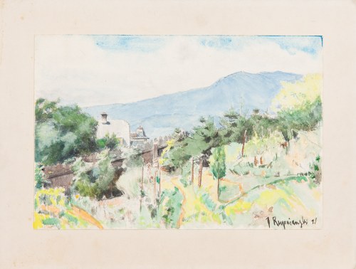 Pejzaż, 1921(?), Jerzy Rupniewski