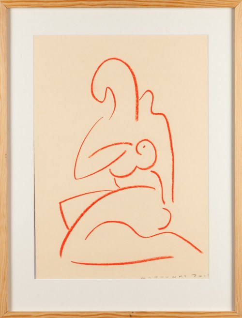 Akt siedzącej, 1986, Jacek Markunas