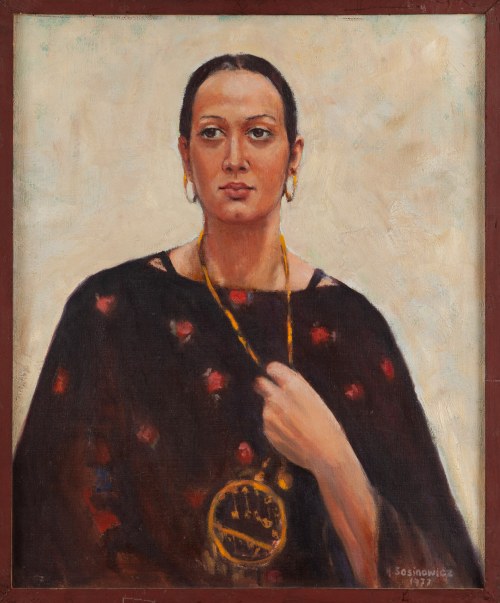 Portret Damy, 1977, Hanna Sosinowicz