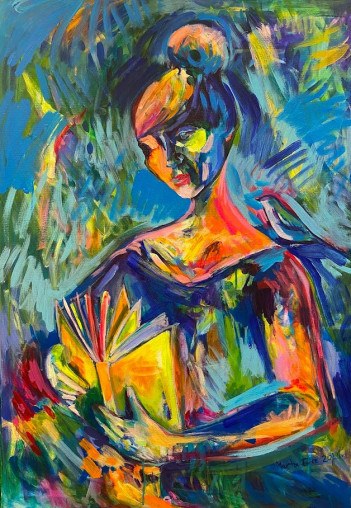"KOBIETA Z KSIĄŻKĄ", Marta Forc