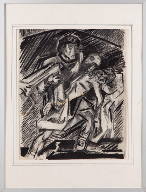 Niosący chorego, 1981, Andrzej Kurkowski