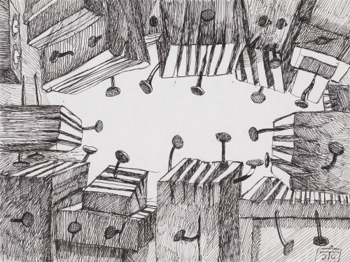 Bunt gwoździ, 1986, Georg Johann Tribowski