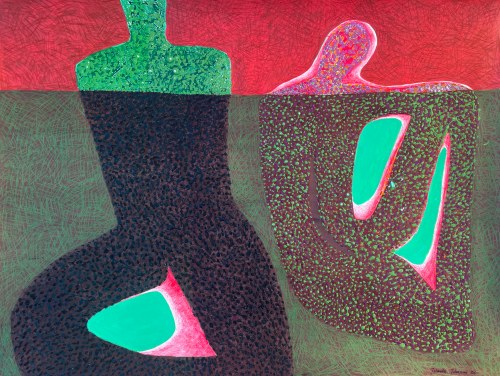 Dwie zielone przestrzenie, 2006, Jolanta Johnsson