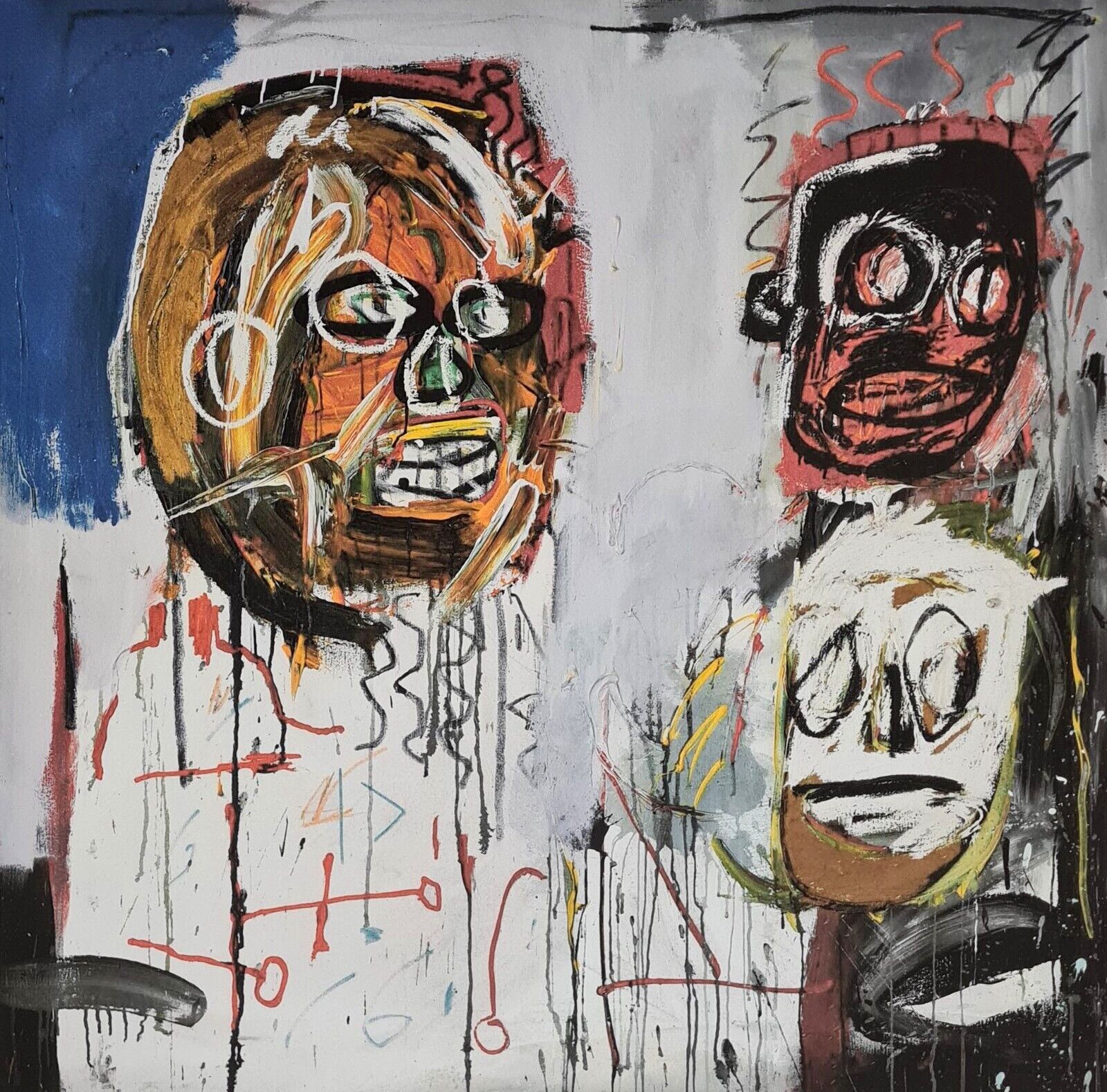 Jean Michel Basquiat 1960 1988 Three Delegates Aukcja Internetowa Licytacja Online Cena