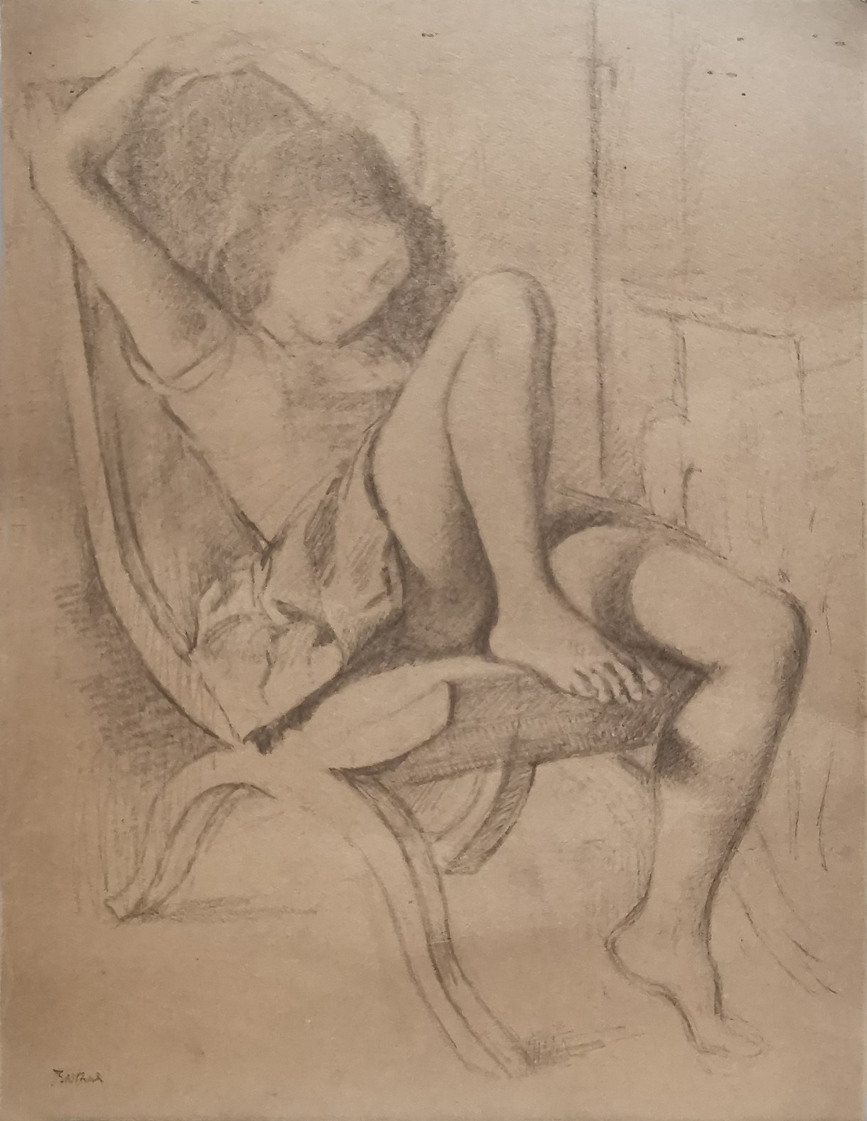 Balthus - Balthasar Klossowski de Rola (1908-2001), Sleeping Girl, 1971. -  Online auction / Online bidding - Price - OneBid