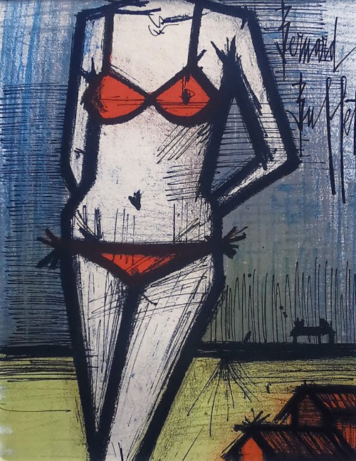 On the beach, 1967, Bernard Buffet