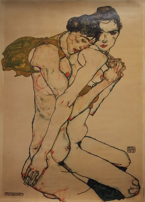 Freundschaft (przyjaźń), 1988, Egon Schiele