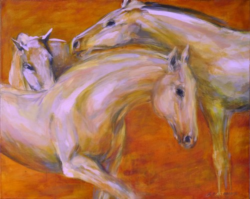 White horses, 2021, Anna Bartnicka