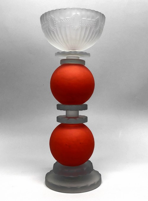 "Clockwork Orange", 2016 (rzeźba szklana, świecznik), Pati Dubiel
