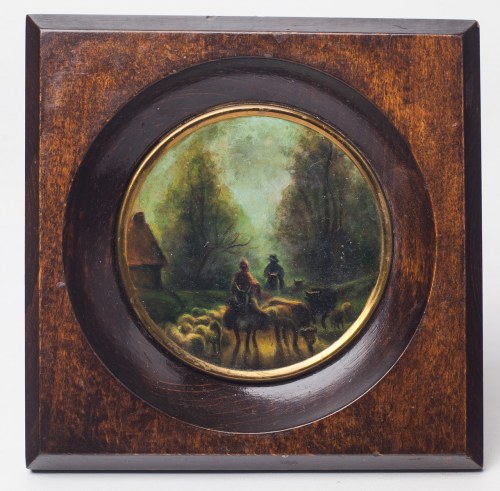 XX w., Przedwieczorny spęd, wg Constanta TROYONA (1819-1865), Halina Rupp