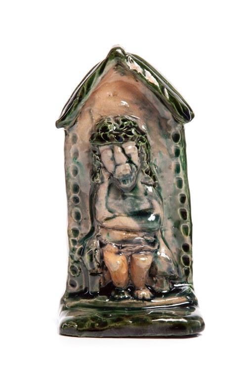 Figurka "Kapliczka z Chrystusem Frasobliwym", Zofia Czubernat