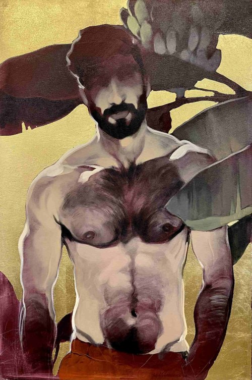 Faun pośród bananowców, 2020, Jakub Godziszewski