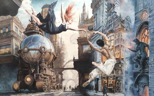 Gra światła w Obsydianopolis, 2023, Pola Sam