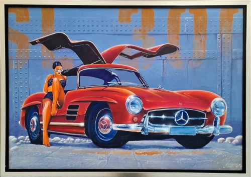 1956 Mercedes-Benz 300SL Gulliwing, 2021, Krzysztof Tanajewski