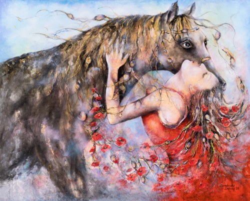 Blacky z cyklu Animals My Love, 2023, Anna Sandecka-Ląkocy