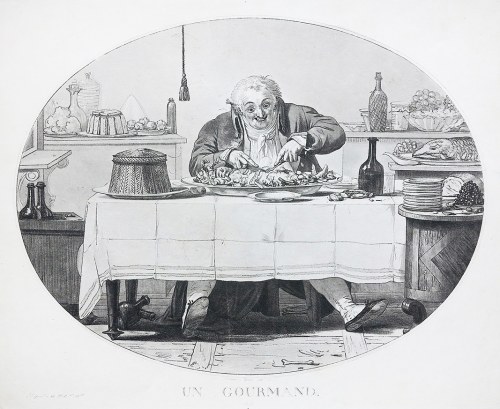 UN GOURMAND /ŁASUCH/, 1803, Philibert Louis Debucourt