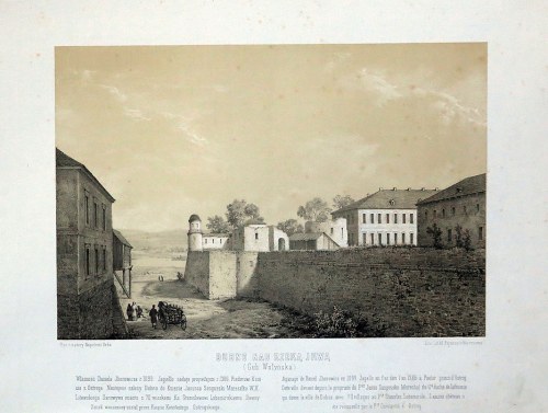 Alojzy Misierowicz (Ok. 1825 - Po 1900) Litografował, DUBNO NAD RZEKĄ IKWĄ, 1875, Napoleon Orda