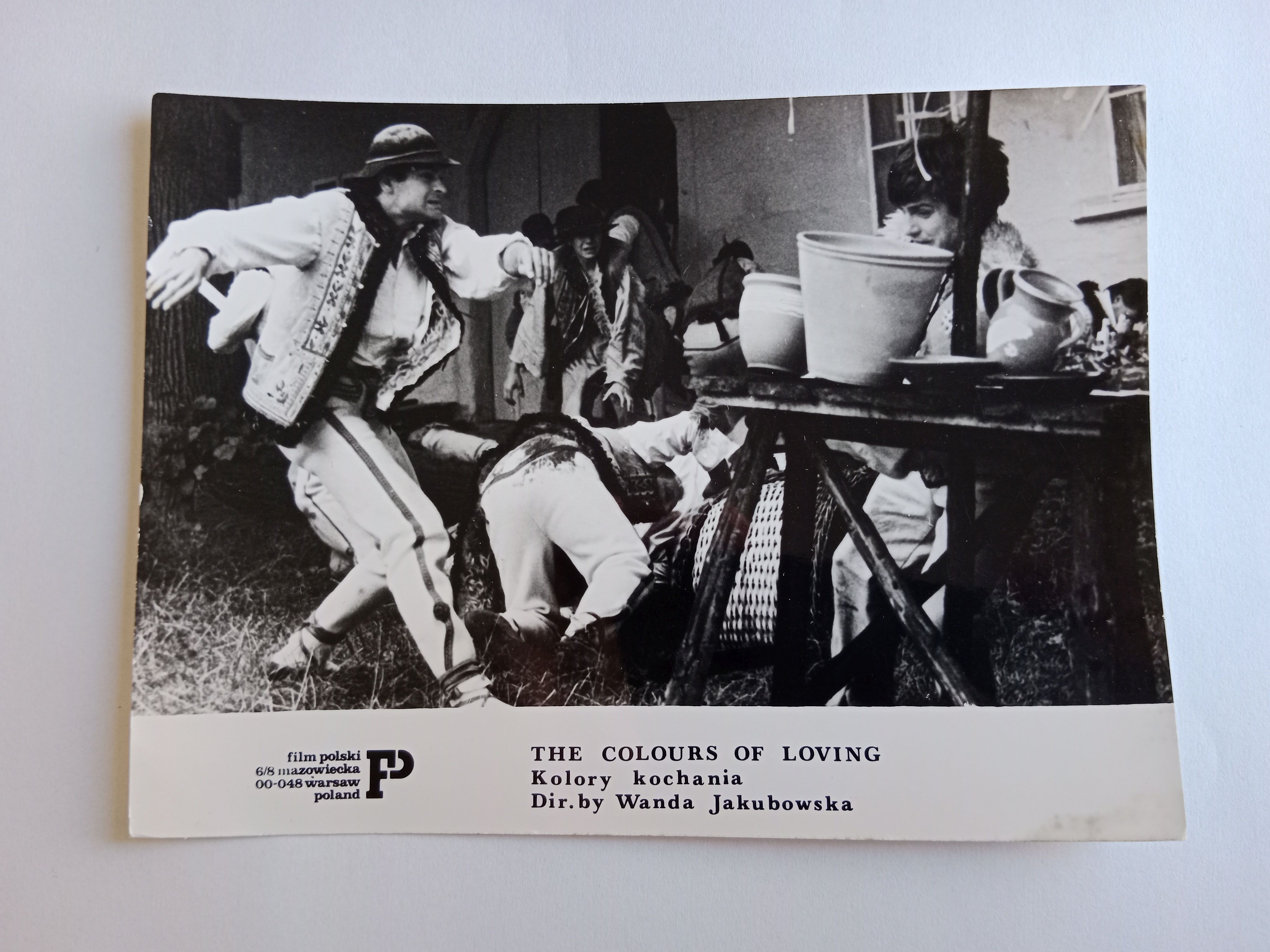 ZDJĘCIE PRL FILM POLSKI KOLORY KOCHANIA WANDA JAKUBOWSKA Aukcja