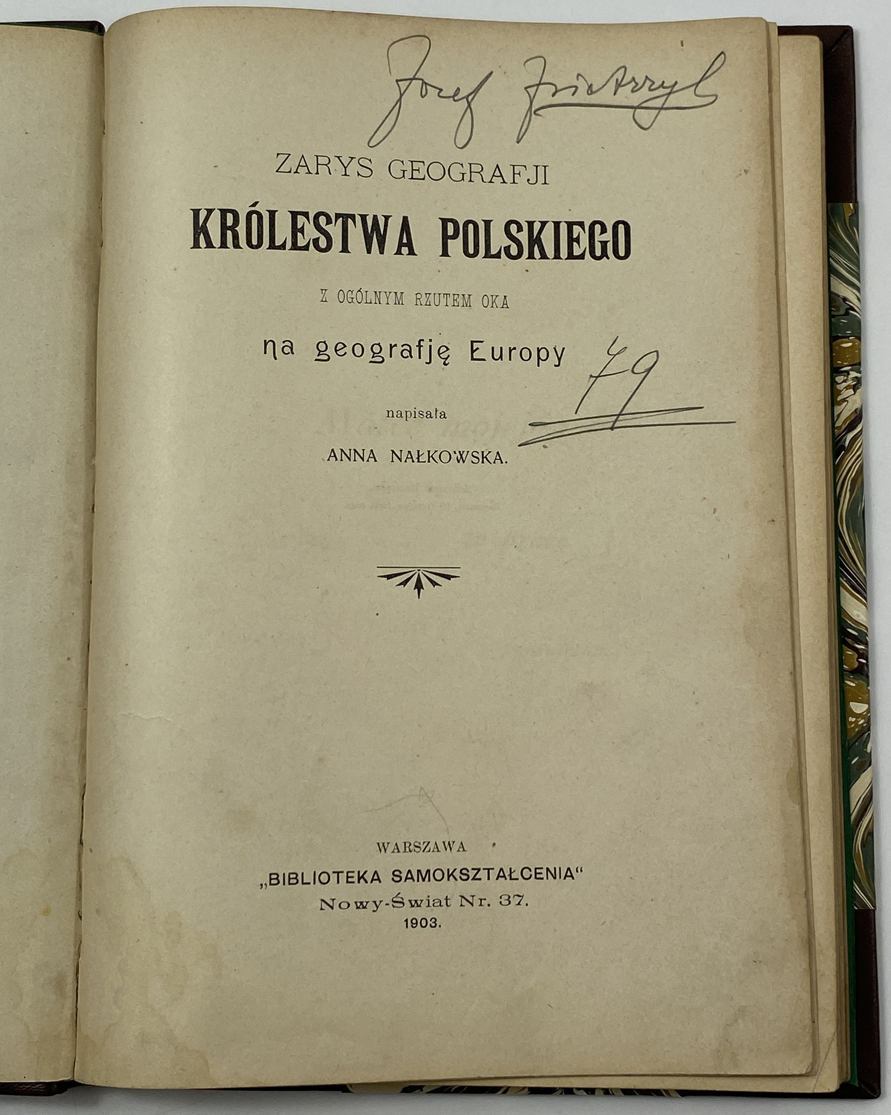 Nałkowska Anna [matka Zofii Nałkowskiej], Zarys geografii Królestwa