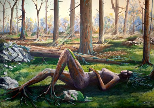 Śpiąca Gaia, 2023 r., Łukasz Załucki
