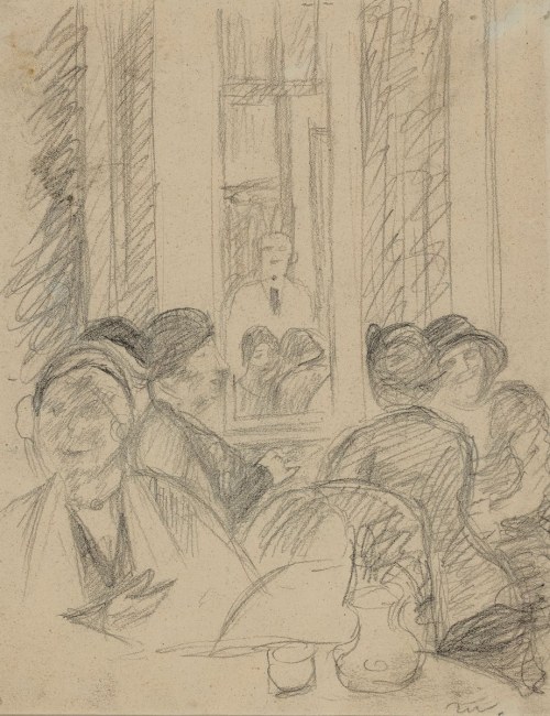 W KAWIARNI, 1931, Zygmunt Waliszewski