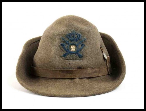 Królestwo Wielka Wojna M.909 Ochotnicza czapka oddziału alpejskiego, Włochy