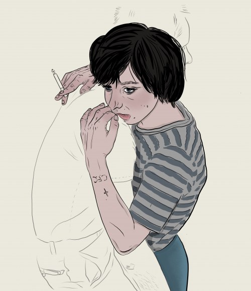 Uścisk, z serii Girls, 2021, Lidia Krawczyk