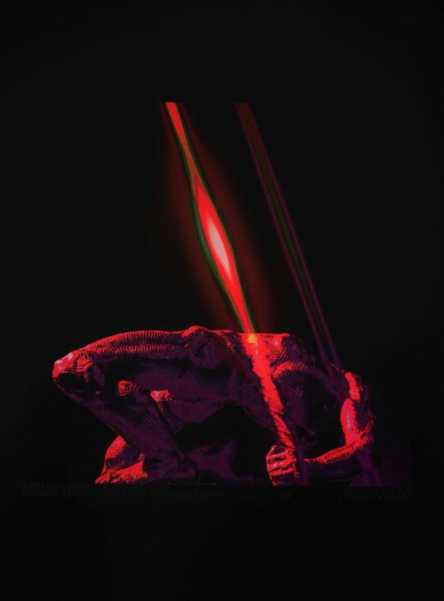 First Day / First Attack / Red print, 2022, Kyrylo Huzenko
