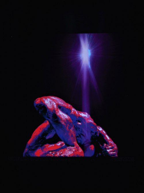 First Day / First Attack / Purple print, 2022, Kyrylo Huzenko