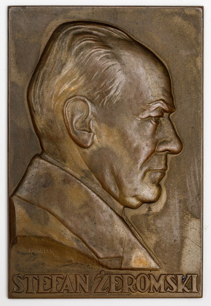 PLAKIETA STEFAN ŻEROMSKI, Mennica Państwowa, 1926 Aukcja