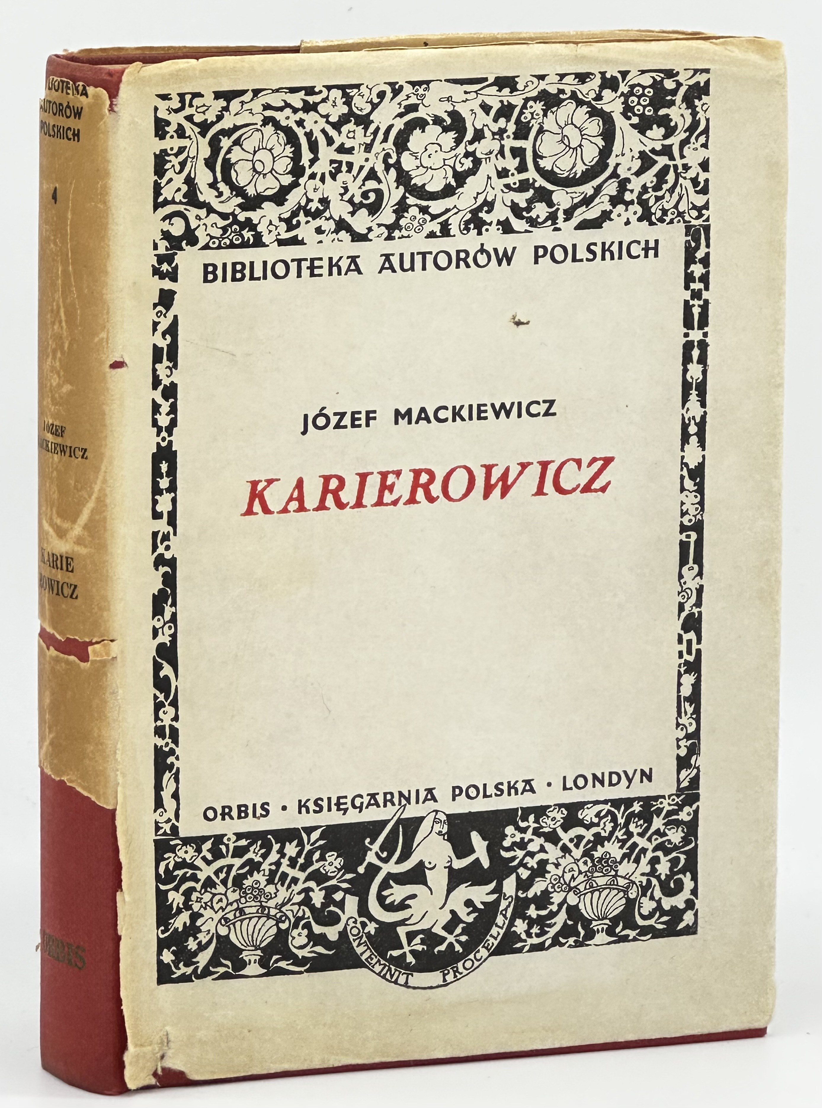 Mackiewicz Józef Karierowicz Wydanie Pierwsze Londyn 1955 Aukcja Internetowa Licytacja 0188