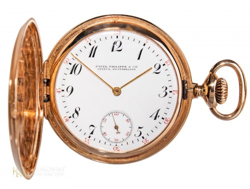 Zegarek kieszonkowy z gładką kopertą (XIX/XX w.), Patek Philippe