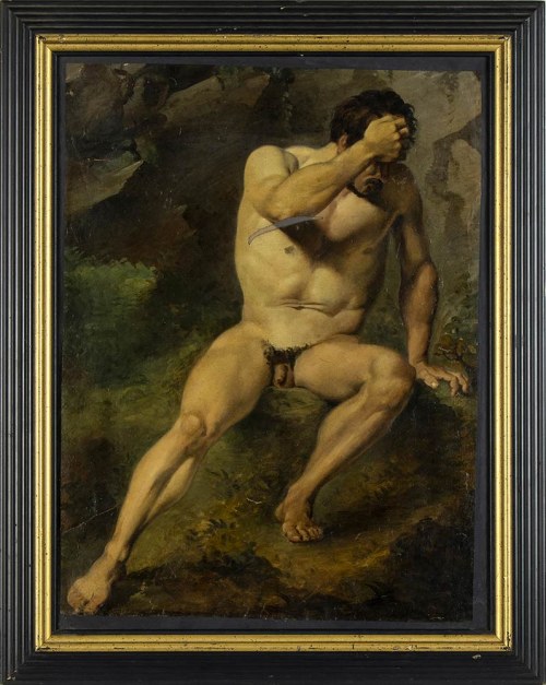 1801 - 1847), Akt męski, Pietro Paoletti
