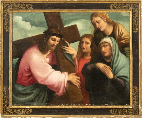 DRUGA POŁOWA XVI WIEKU, Chrystus niosący krzyż, Szkoła Lombardzka