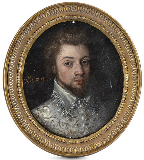 KONIEC XVI WIEKU, Portret młodego dżentelmena, Artysta Emilijski