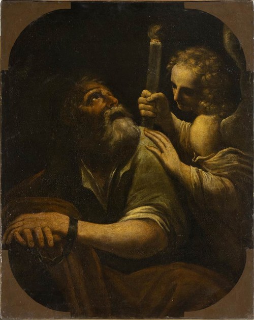 XVII WIEK, Anioł uwalnia świętego Piotra z więzienia, Szkoła Emilian