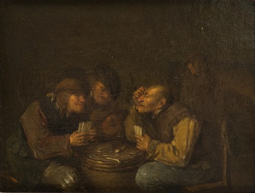1634 - Londyn, 1704), Tawerna z karciarzami, Egbert van Heemskerck II
