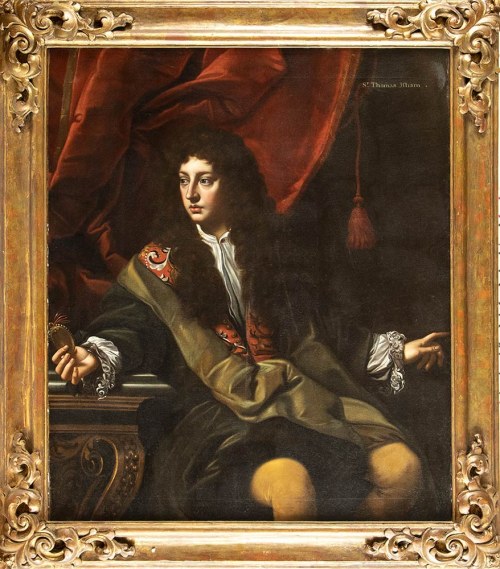 1625 - Rzym, 1713), przypisywany, Portret Sir Thomasa Ishama, Carlo Maratti