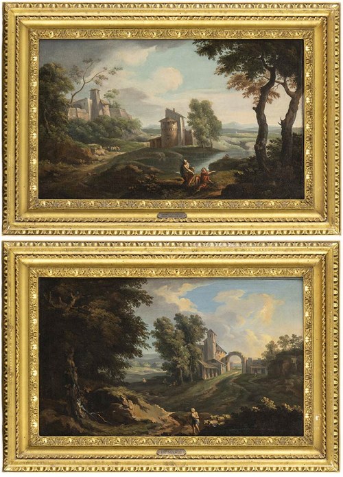 1695 - 1741), Para obrazów, Andrea Locatelli