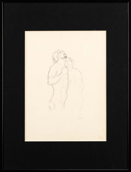Zakochani, 1922, Gustav Klimt