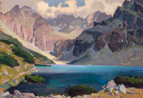 "Czarny Staw Gąsienicowy", Stanisław Gałek