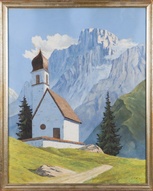 Kapliczka w górach, D. Rott