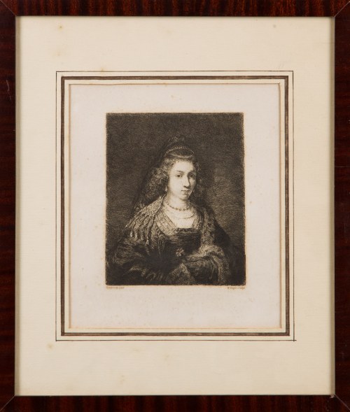 wg Rembrandta, Portret kobiety, William Unger