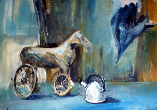 Still life with rocking horse, 2012, Dominika Fedko-Wójs