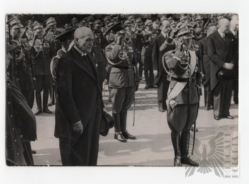 Edward Rydz-Śmigły, II Rp - Zdjęcie z Pogrzebu J.Piłsudskiego - Mościcki