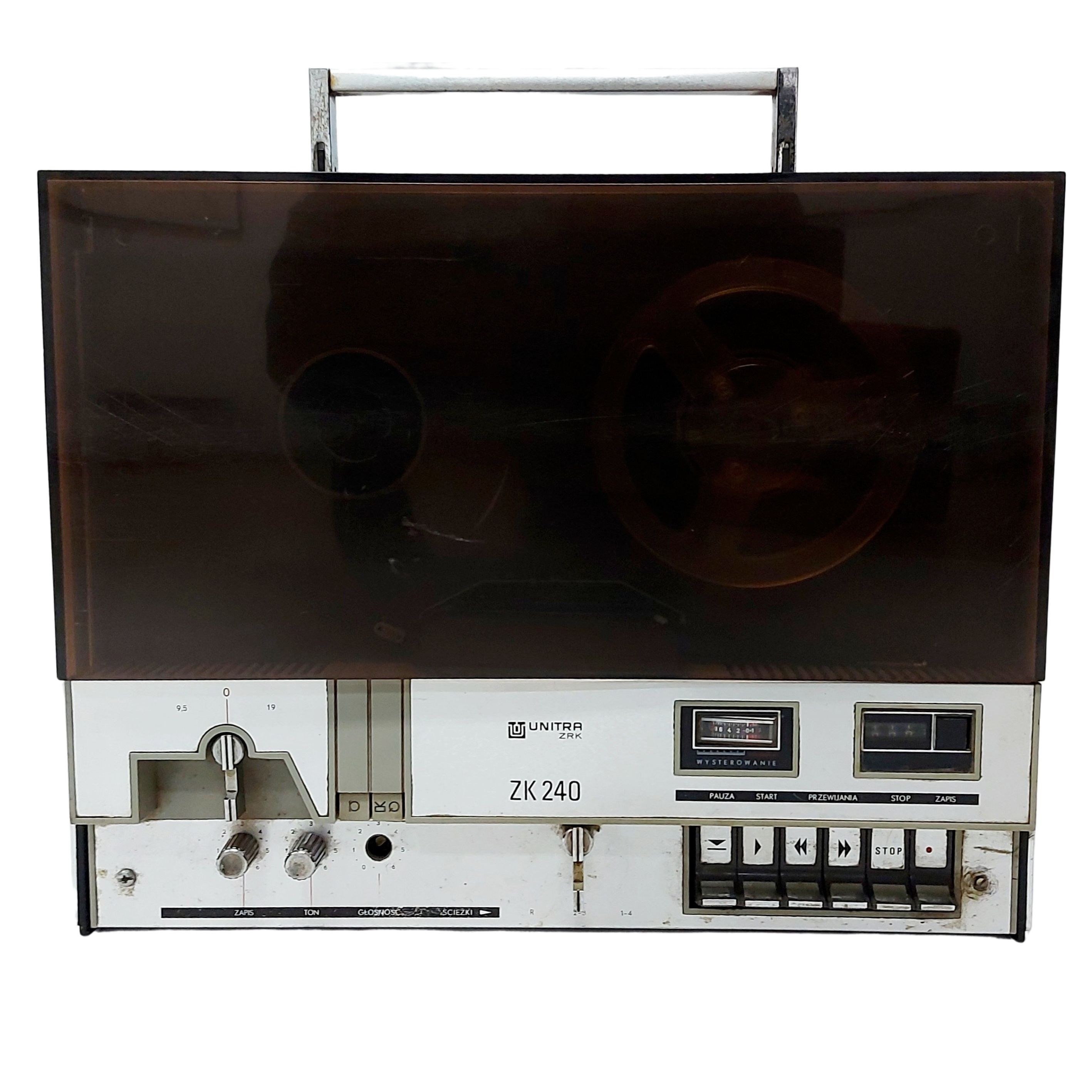 Magnetofon szpulowy Unitra ZK 240, lata 1970. - Aukcja internetowa