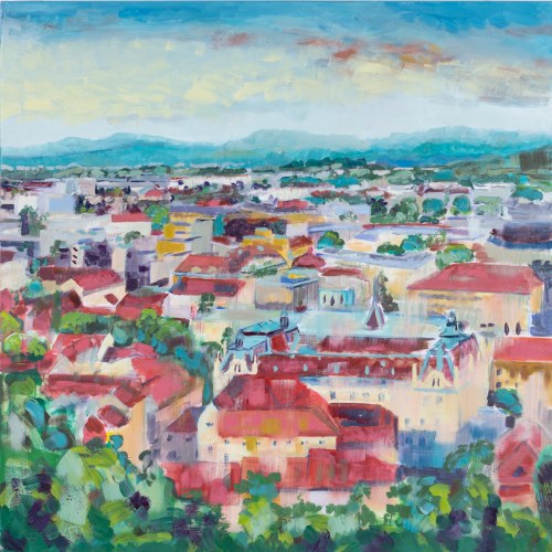 Miejski widok panoramiczny, 2023, Gabriela Paluch