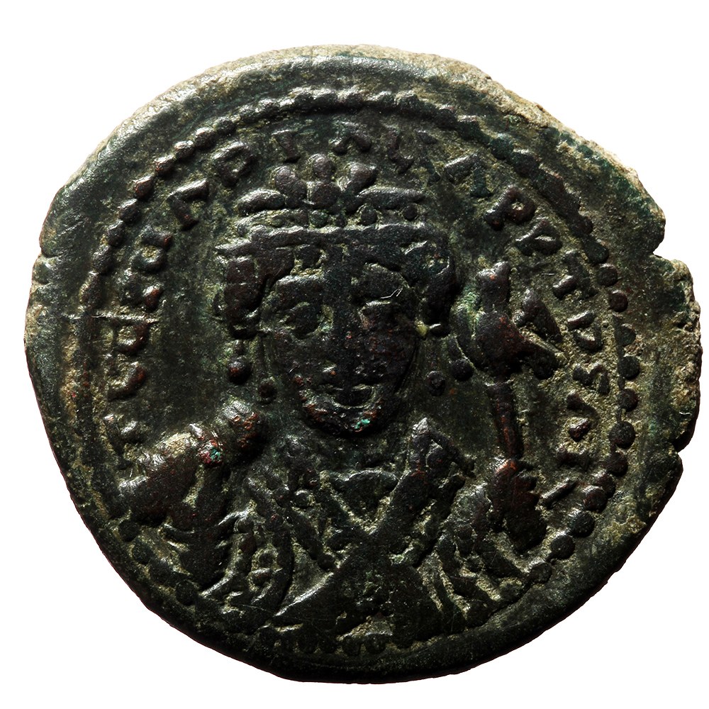 Maurice Tiberius (582-602) AE Follis (Bronze, 29 mm, 12.50g